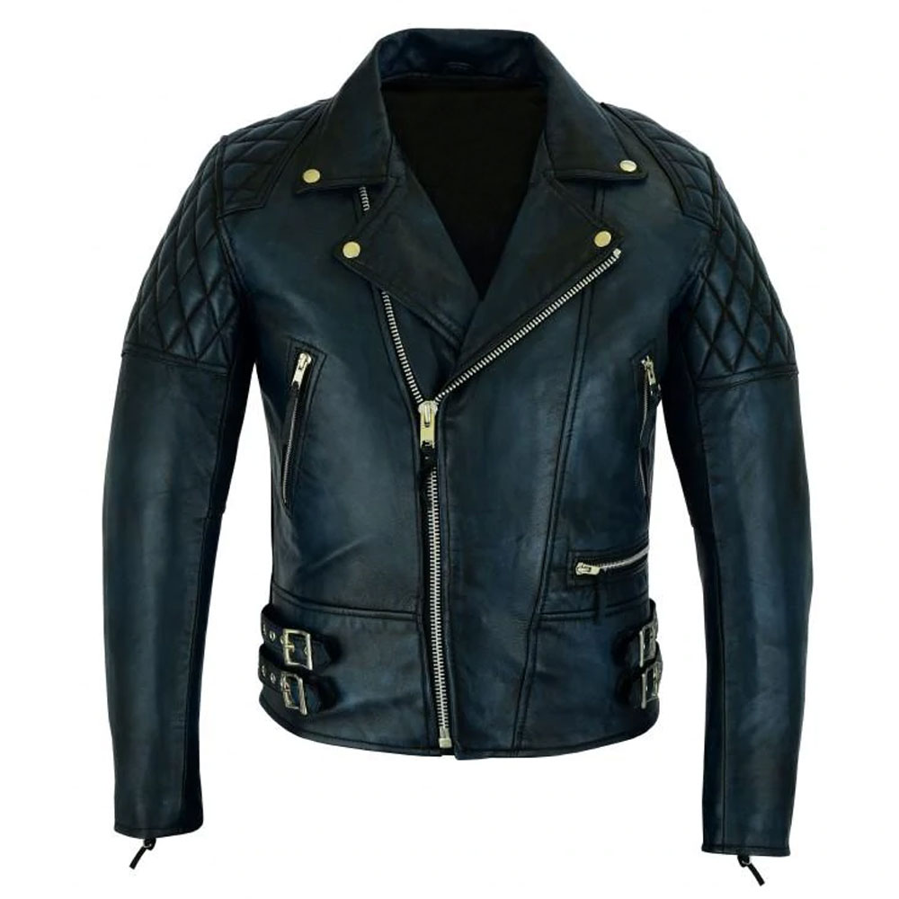 Leather jacket men