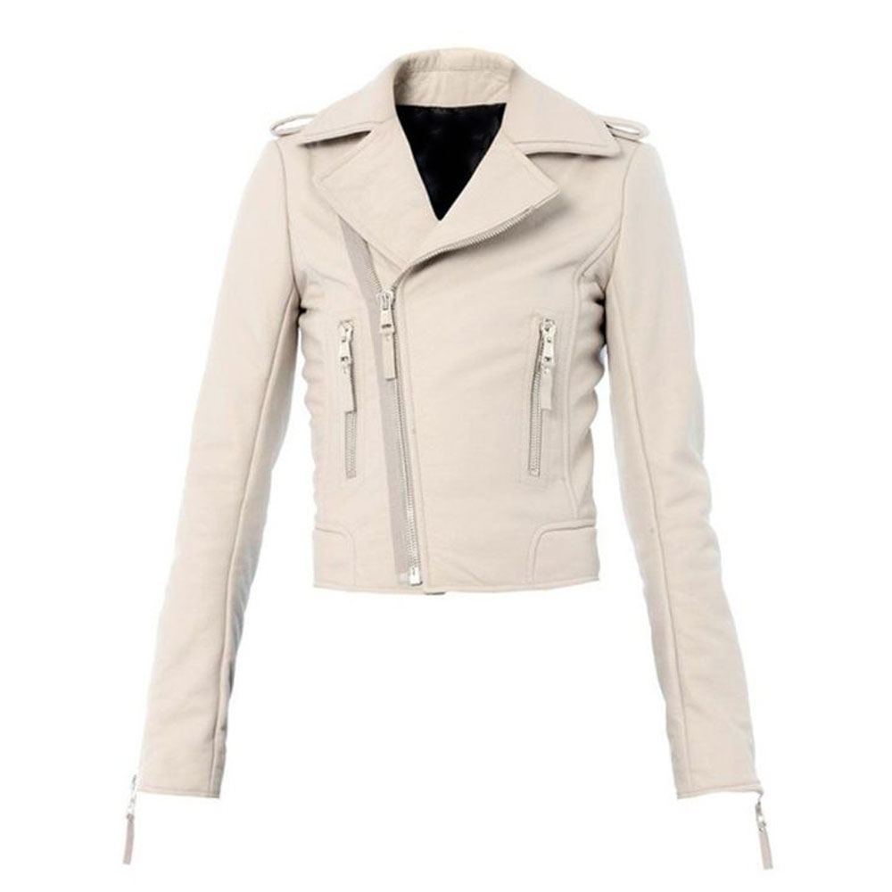Leather jacket woman
