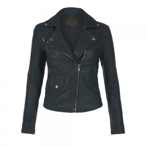 Leather jacket woman