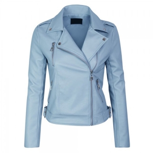 Leather jacket woman