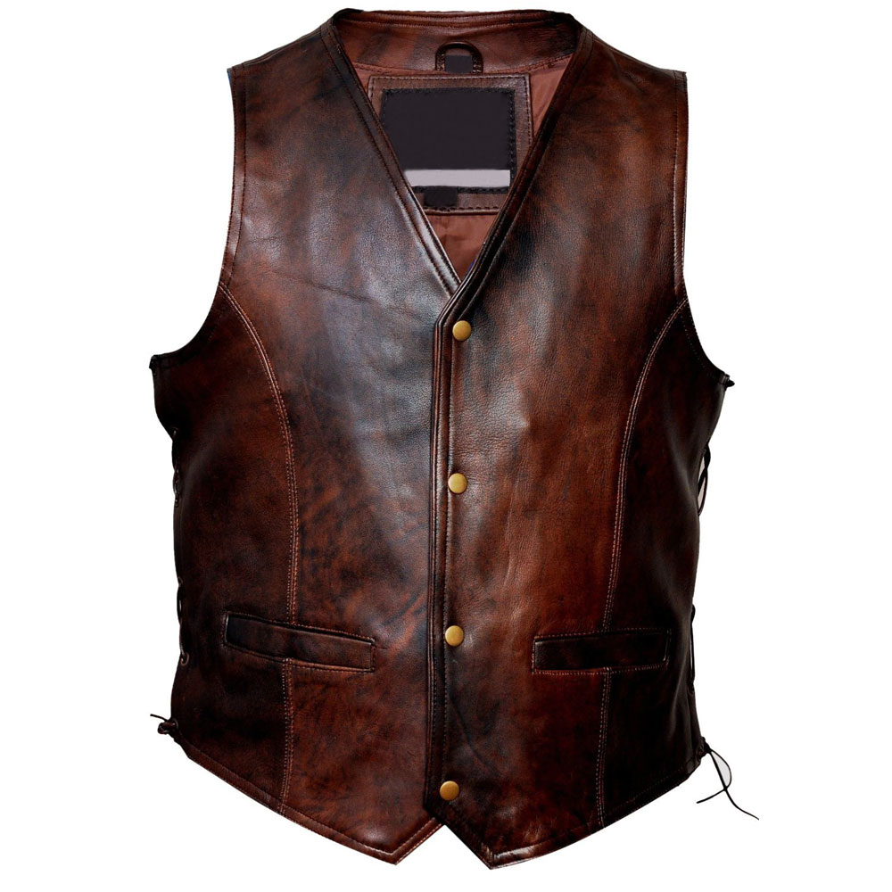 Men Leather Vest