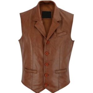 Men Leather Vest