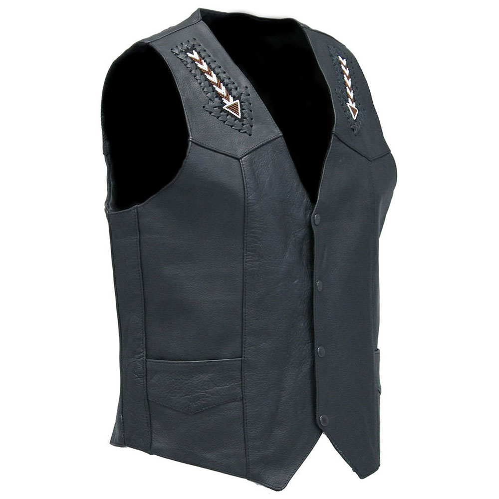 Men Leather Vest