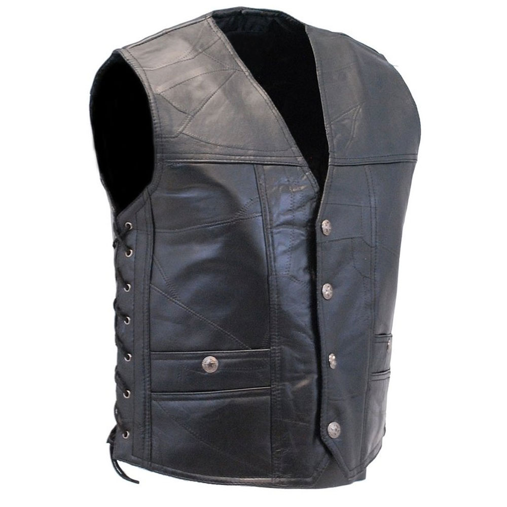 Men Leather Vest