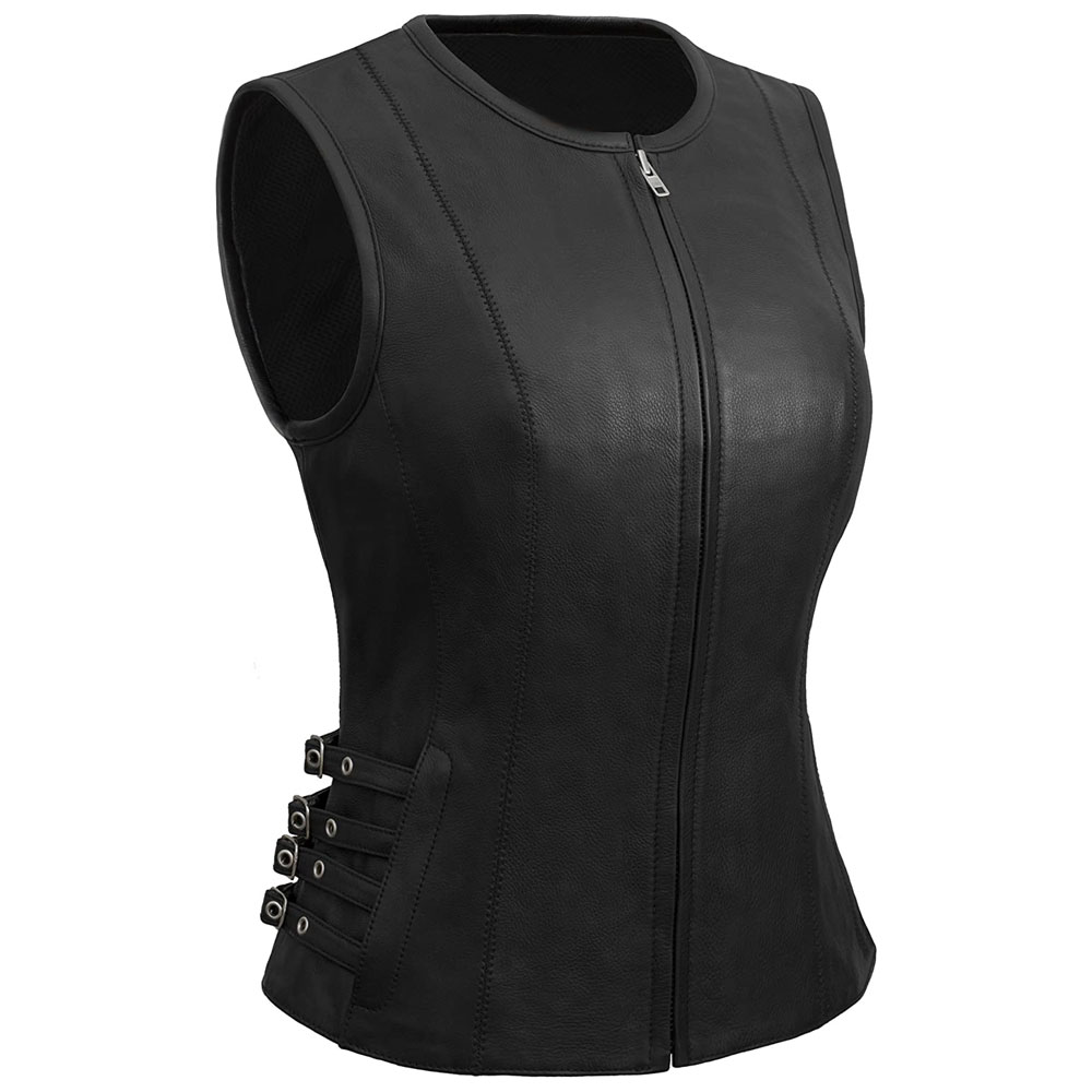 Women Leather Vest