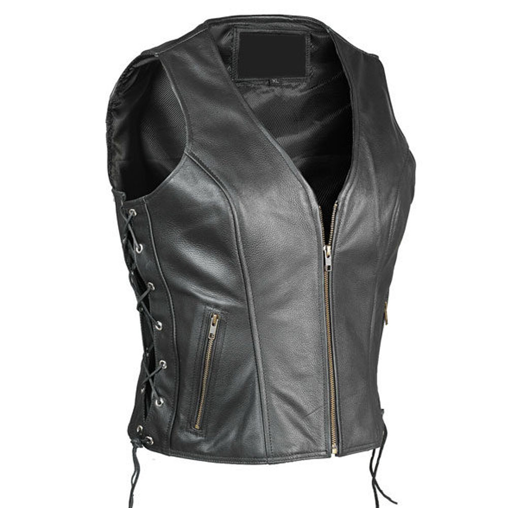 Women Leather Vest