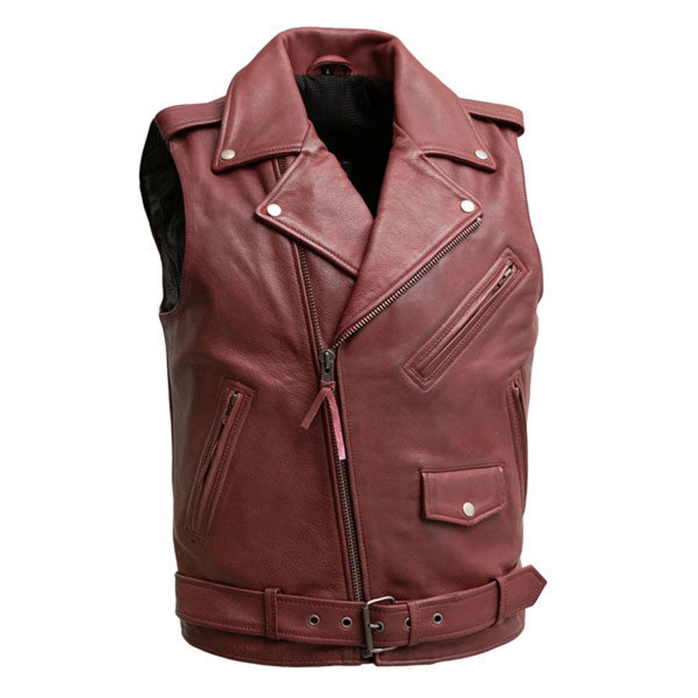Women Leather Vest