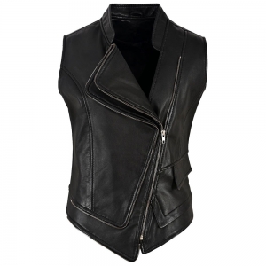 Women Leather Vest